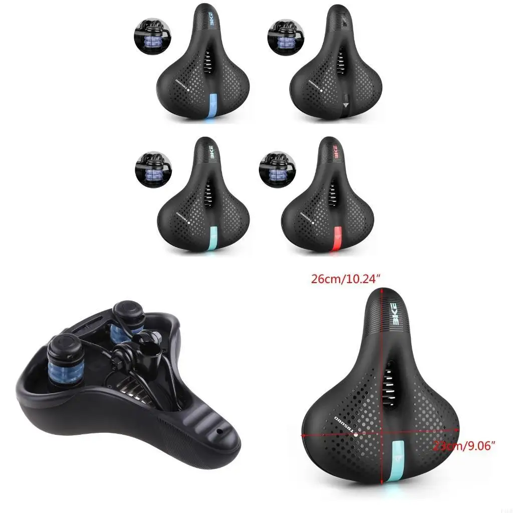 

Unisex Men Women Женщины велосипедные седло отражающая полоса расширяется MTB Road Bik