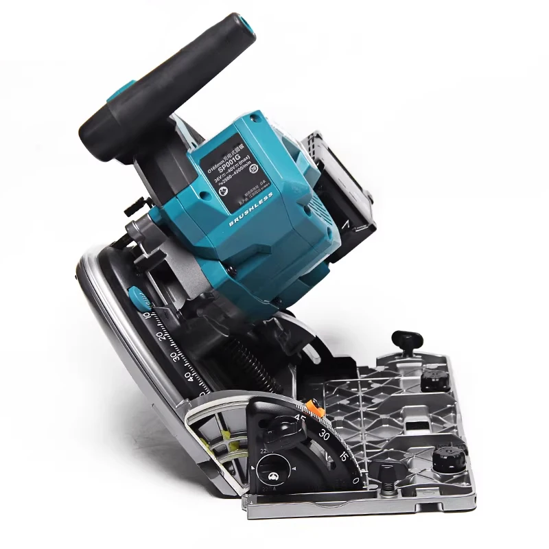 Electric Track Saw Portable Electric Track  Woodworking Guide Saw 45°/48° Bevel Lithium-Ion Saw Straight Cut