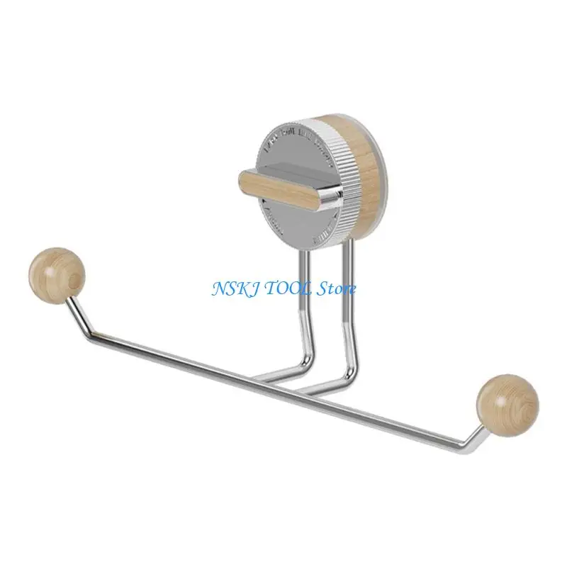 L8RC Wall Mounted Door Hook Suction Cup Towel Holder Hair Clip Headband Storage Rack Space Saving Bathroom Organizers