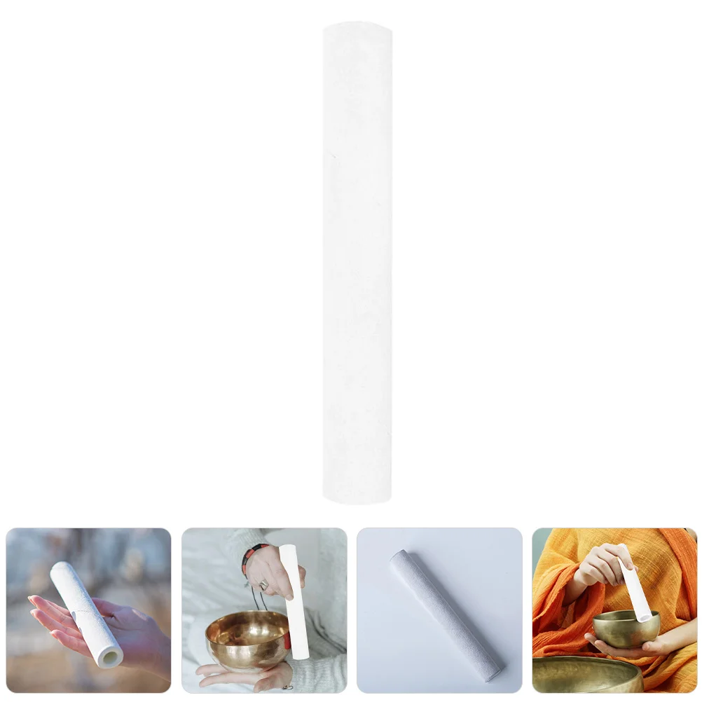 

Singing Bowl Mallet Durable Long Handle Suede Accessory for Relaxing Sound Meditation Practice Performance Singing Bowl Mallet