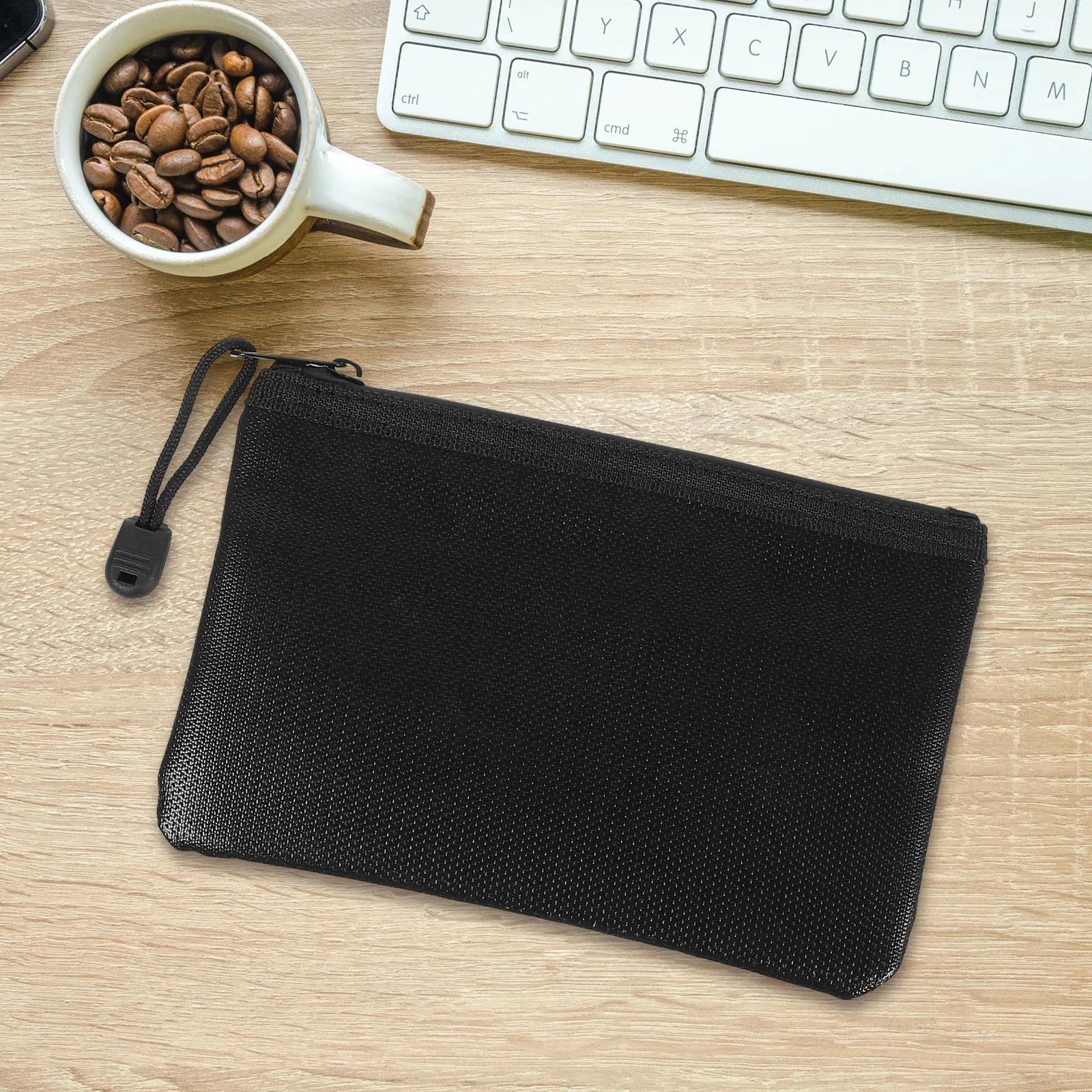 

Premium Fireproof File Bag Waterproof Zipper Document Pouch Portable Organizer For Office Home School Use Large Capacity Storage