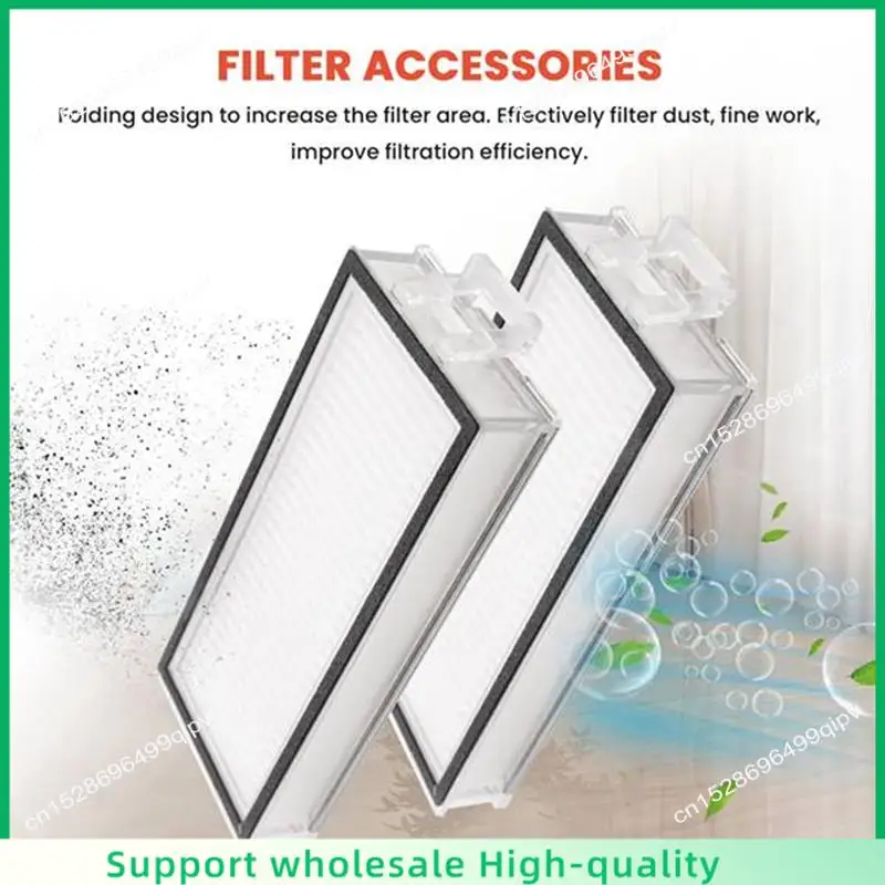 

ABSF 16 Pcs For Roborock Q7 / Q7+ / Q7 Max+ Sweeping Robot Side Brush Mop Filter Dust Bag Set Cleaner Parts Replacement