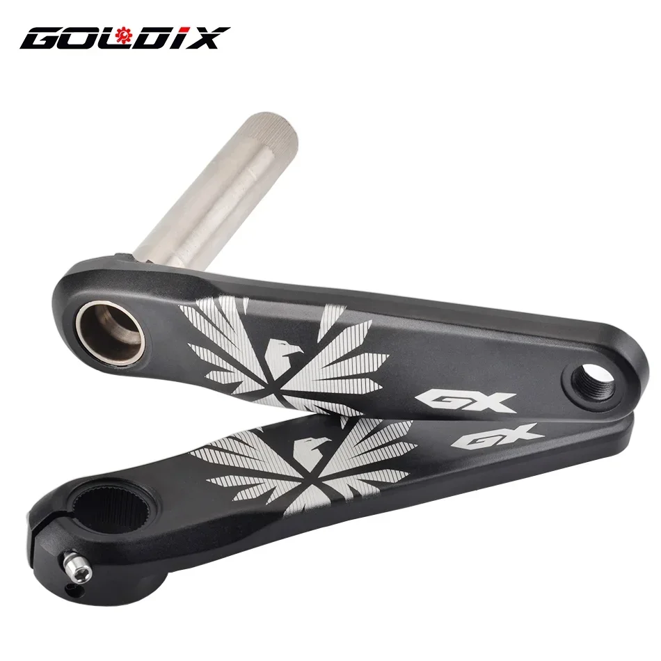 GOLDIX Bicycle Crankset 170/175mm Crank length 0mm Offset Install Directly Chainring 30/32/34/36/38T For Mountain Bike Crankset