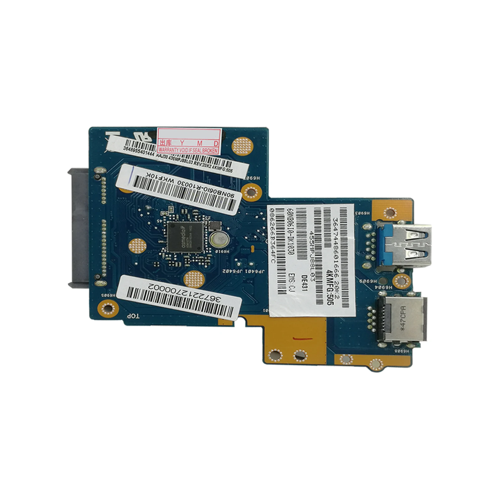 Carte T200TA REV2.0 pour ASUS T200TA HDD et port réseau USB, 60NB0610-DK1030 Punta KS