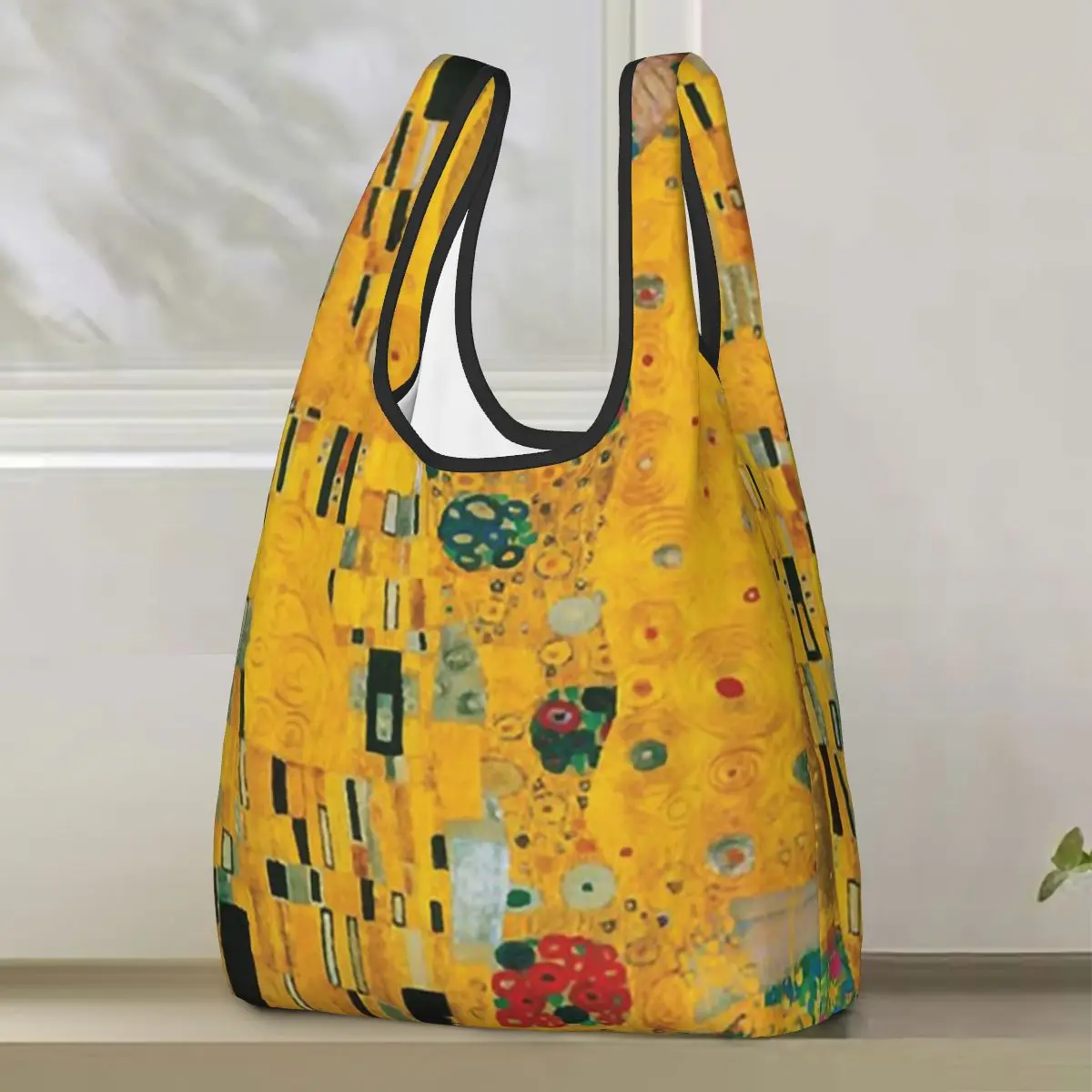 the-kiss-by-gustav-klimt-sacola-de-compras-portatil-sacola-de-ombro-reutilizavel-bolsa-de-compras-bolsa-de-compras