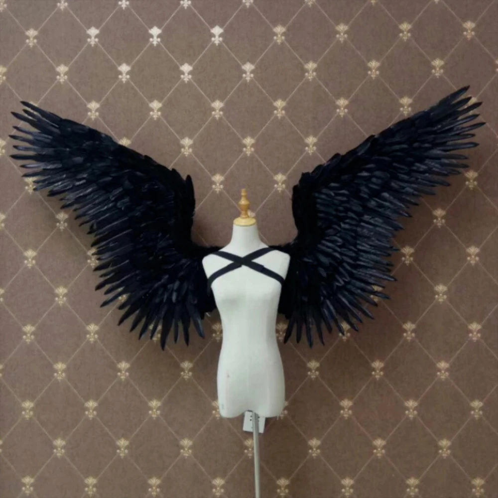 

Handmade Big Angel Feather Wings Halloween Cosplay Decoration Wedding Party Props Stage Performance Layout Angel Wings