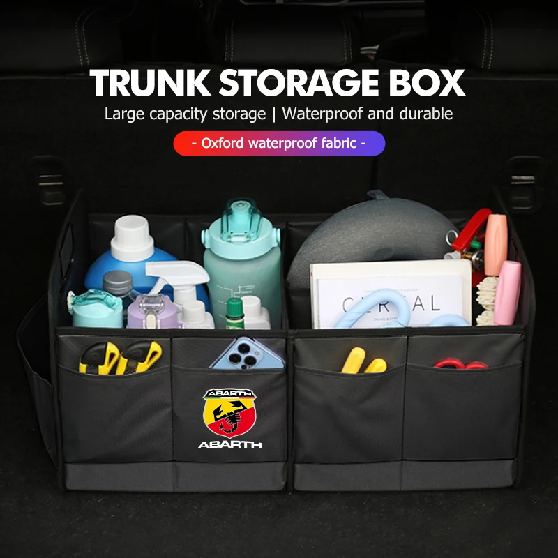 

Car Trunk Storage Organizer Compartment Collapsible Cargo Box For Abarth Stilo Ducato Palio Bravo Linea Doblo 500 Grande Tipo