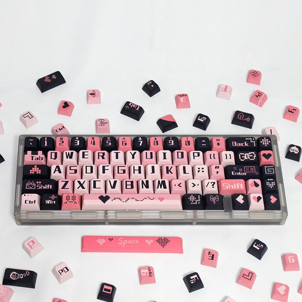 Customizable PBT XDA keycap set 131Keys Dye Sublimation for mechanical gaming keyboard Keycap Cherry PBT for MX Switch Keyboard