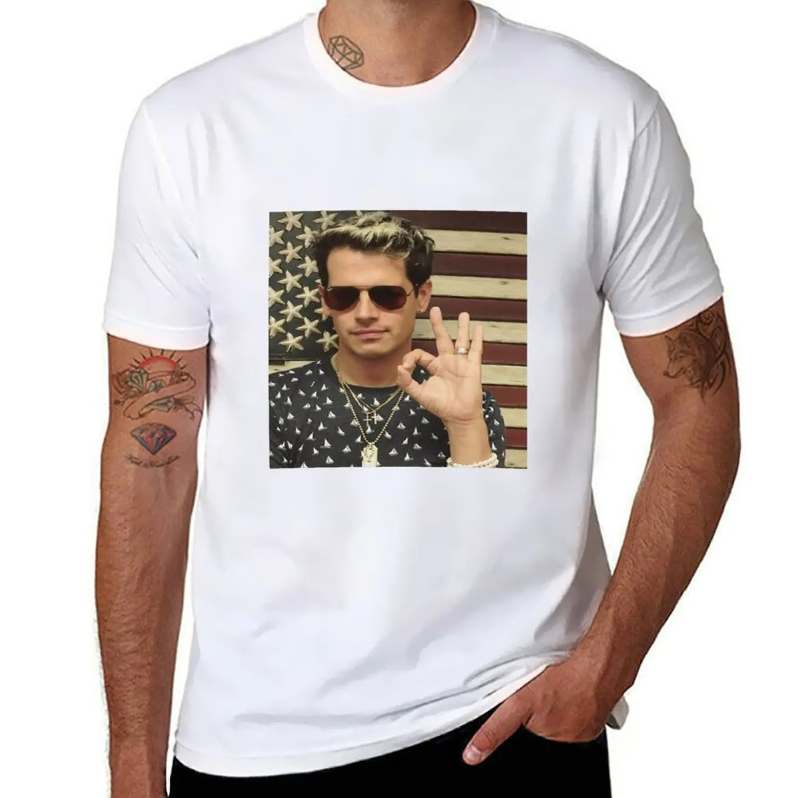 Yiannopoulos Milo T-Shirt Street Art Print Tee Shirt