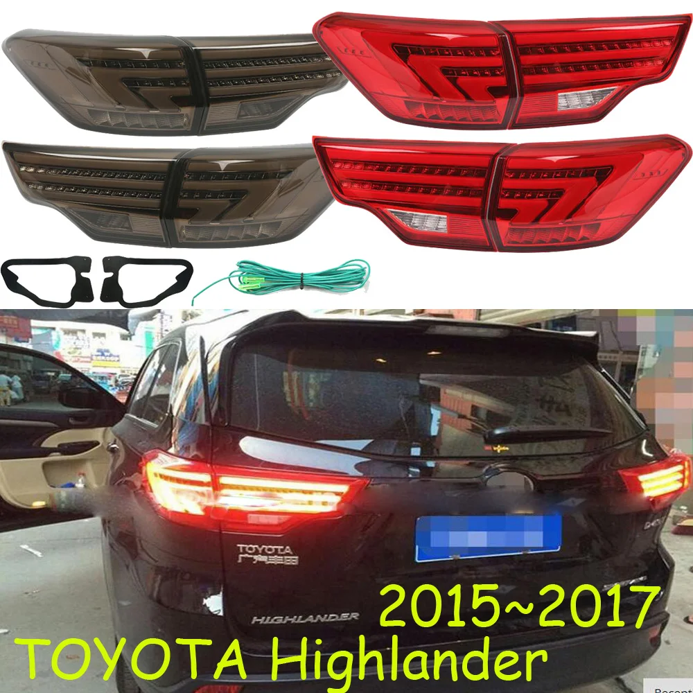 Highlander taillight,2015 2016 2017 2018,LED,Free ship!vios,corolla,Hiace,tundra,sienna,yaris;Highlander rear lamp