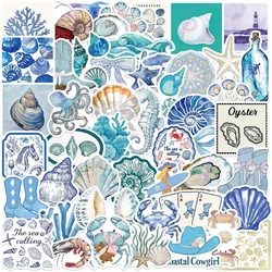 10/30/50PCS Kawaii Blue Halobios PVC Sticker Aesthetic Decoration Scrapbooking Stationery DIY Hand Accounting Supplies