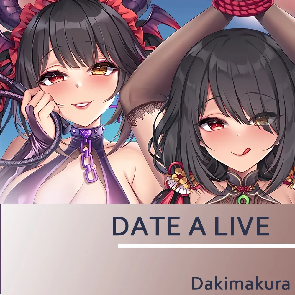 

Tokisaki Kurumi Dakimakura DATE A LIVE Anime Pillow Cover Hugging Body Pillow Cushion Case Otaku Full Body Pillowcase Bedding