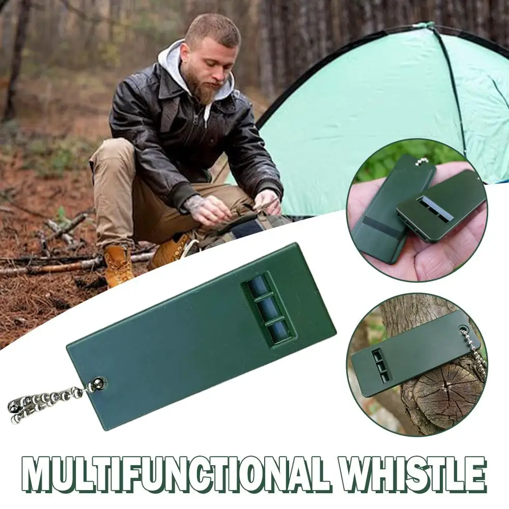 10Pcs Multifunctional Survival Whistle Long Distance Signal Waterproof Durable Multi Tone Frequency Conversion Lightweight