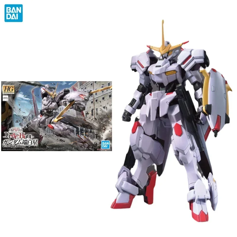 Original Genuine Gundam Model Kit HG IBO 041 1/144 GUNDAM HAJIROBOSHI Action Figures Collectible Toys for Children