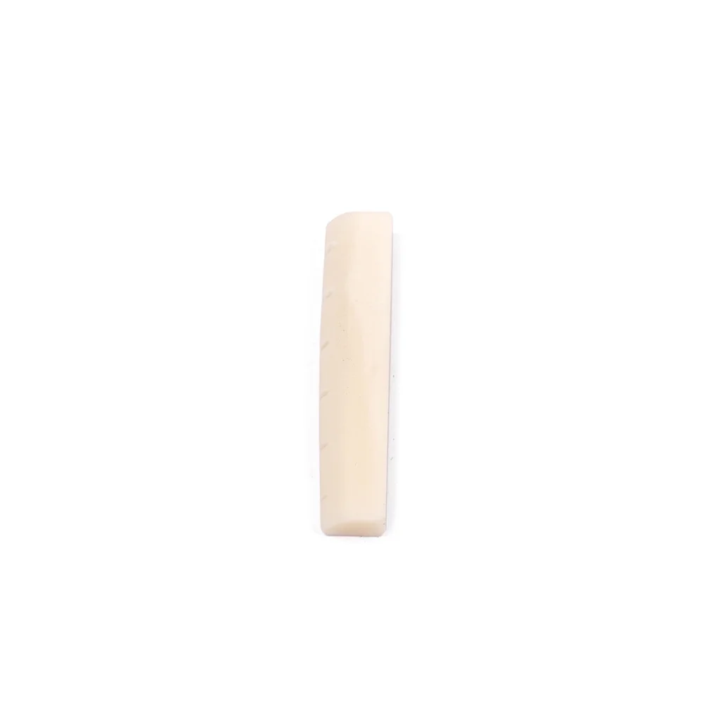

5 Pcs Bones Guitar Ox Pillow Oxen Parts Nuts Slotted Ivory Instrument Accessory for