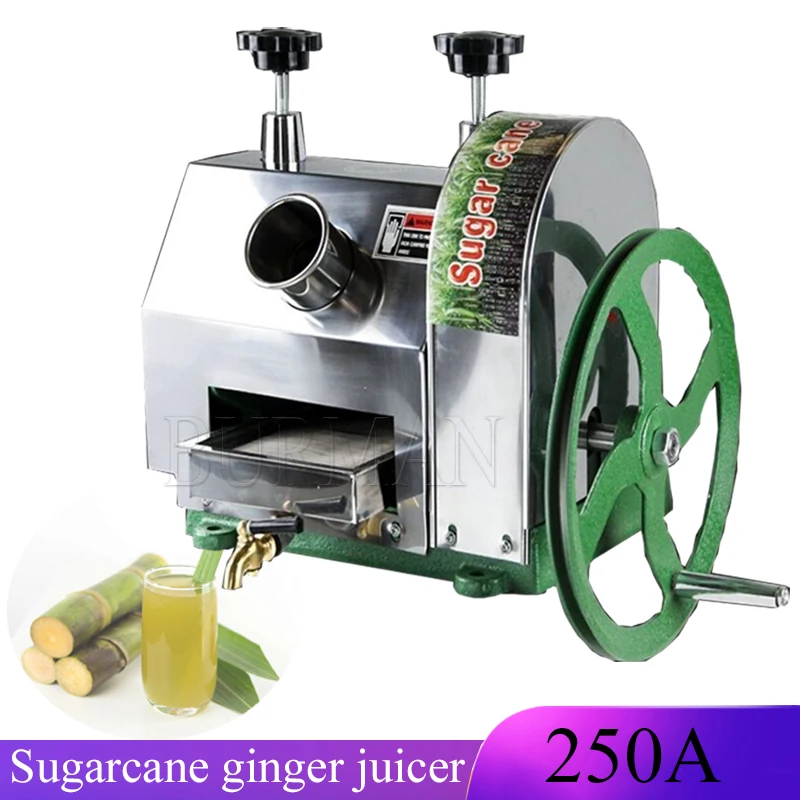 Commercial Hand Held Sugarcane Ginger Juicer   Stainless Steel  Fruit Shop Cold Drink Shop