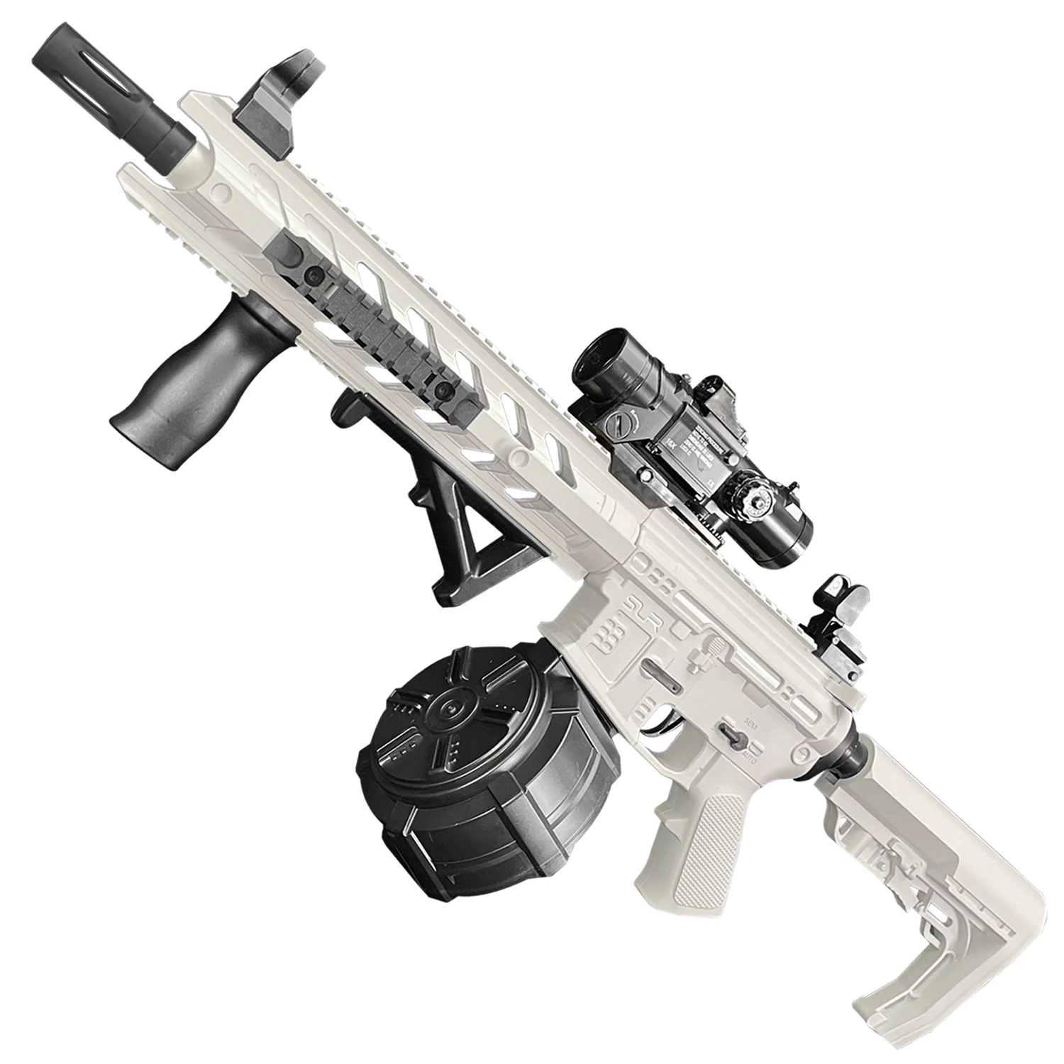 M416 gelbal speelgoedpistool, handmatige elektromodus, kan 7-8 mm Orbeez brandt, geschikt voor buitenspellen voor jongeren, Kerstmis, Halloweenfestival