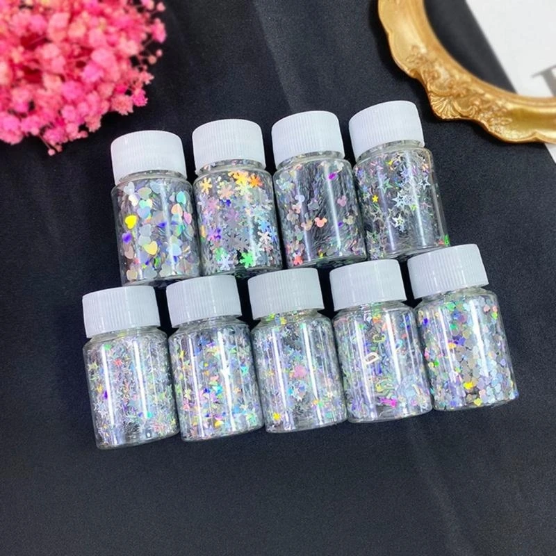 Glitter Sequins Confetti for DIY Jewelry Making Resin Mold Fillers Glitters Decors Art Sequins