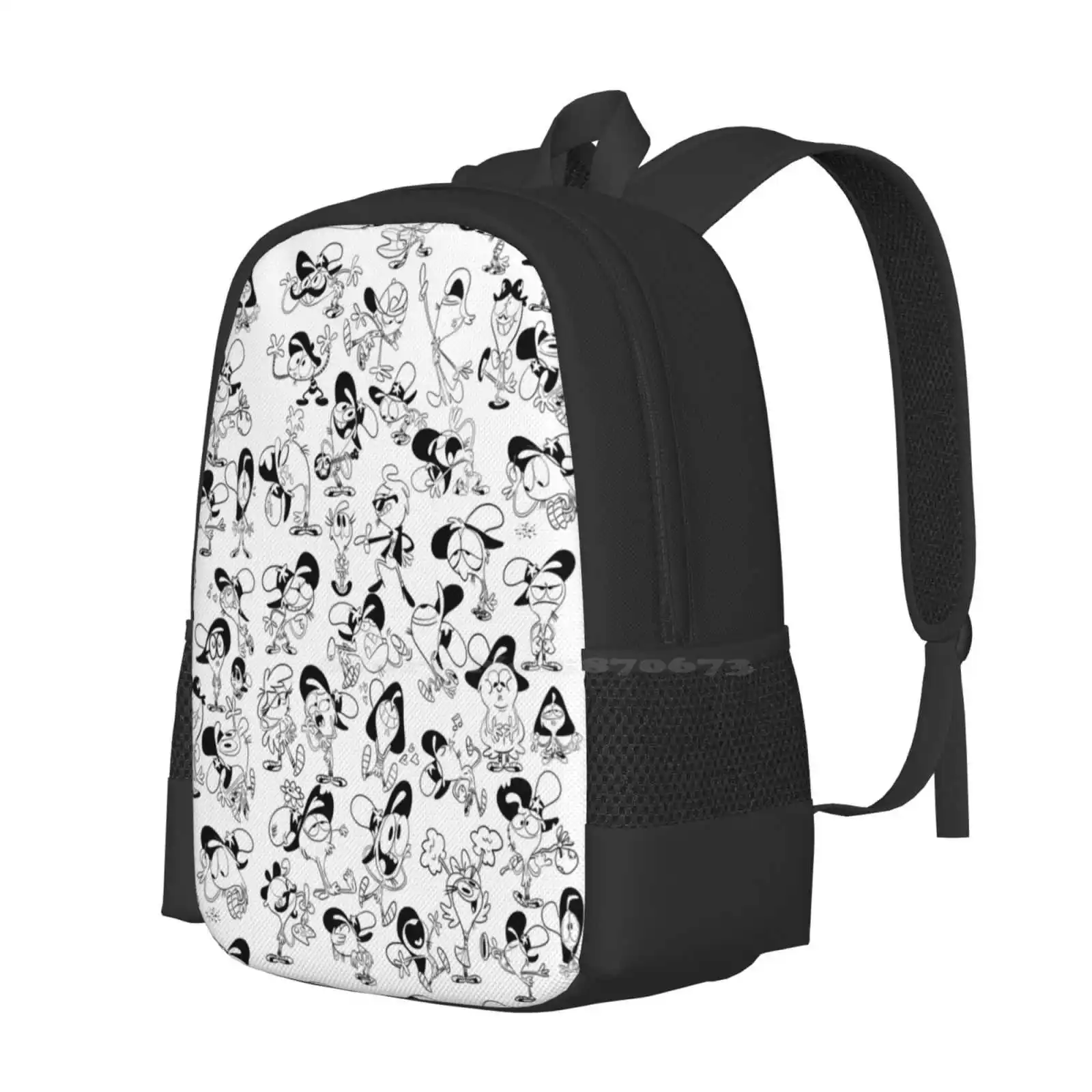 So Many Wanders School Bag Big Capacity Backpack Laptop Wander Over Yonder