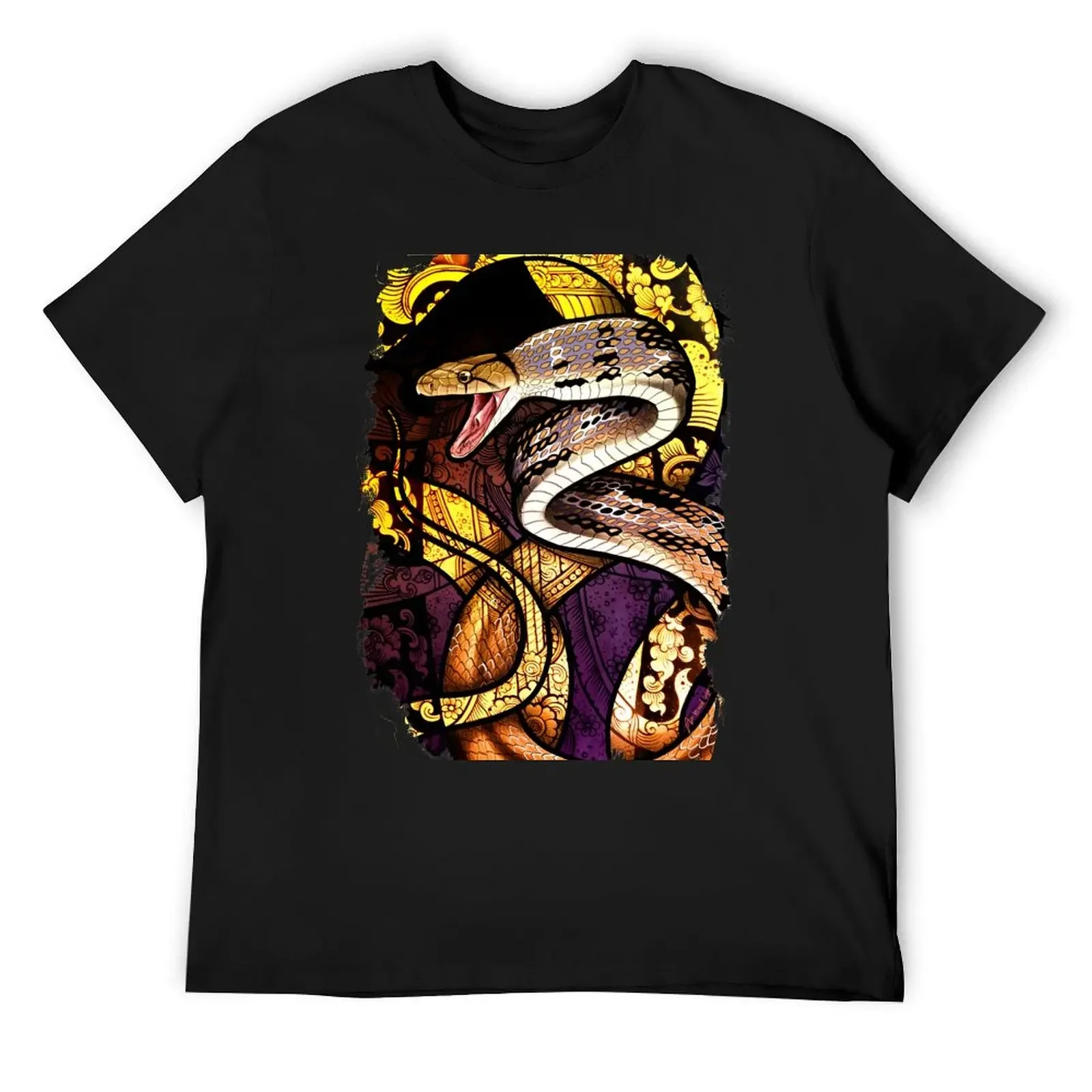 Radiated Rat Snake T-Shirt Short sleeve tee man t shirt man clothes boys whites men workout shirt