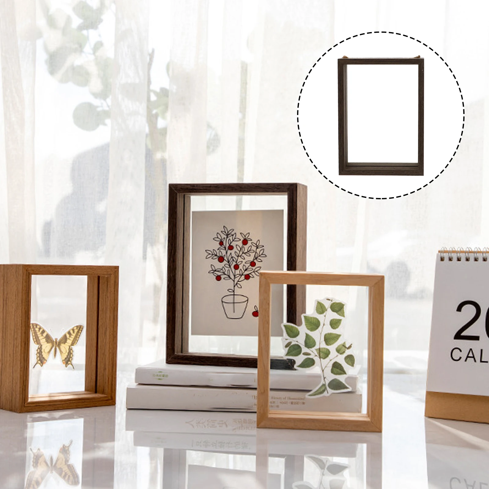 

Wooden Desktop Photo Frame Simple Design Home Decor Exquisite Living Room Bedroom Office Gift Long Lasting Display