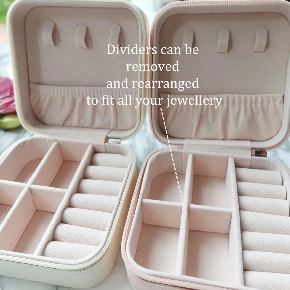 Personalized Jewelry Boxes Bridesmaid Travel Accessories Case Bridal Shower Thank You Gift Ideas Party Favors