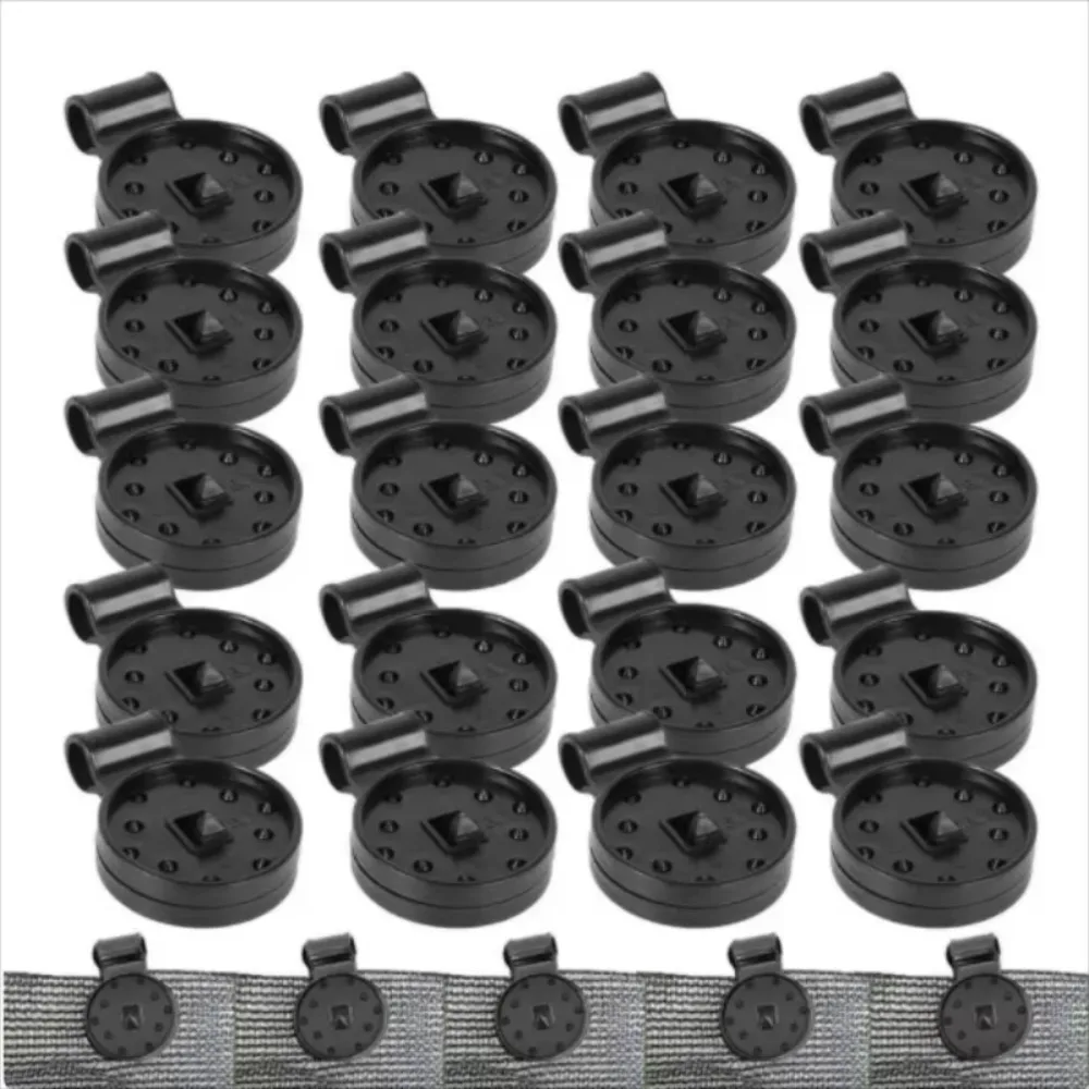 Sha Cloth Plastic Clips Sun Sha Net Clips Greenhouse Fabric Fix Clamps Accessories Grommet Fence Netting Hook 50Pcs
