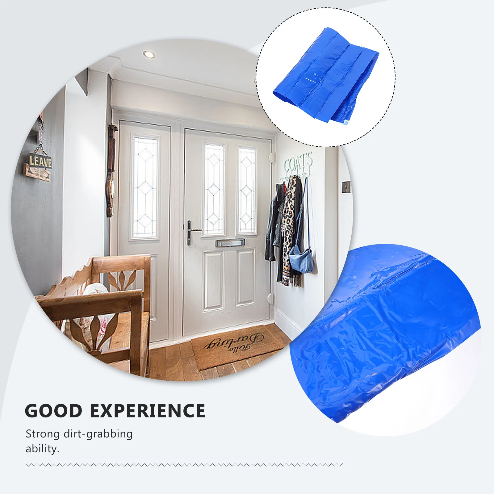 

Sticky Mat Non-slip Back Pad for Hard Floor Dust Indoor Mats Insole Home Replacement Work Office