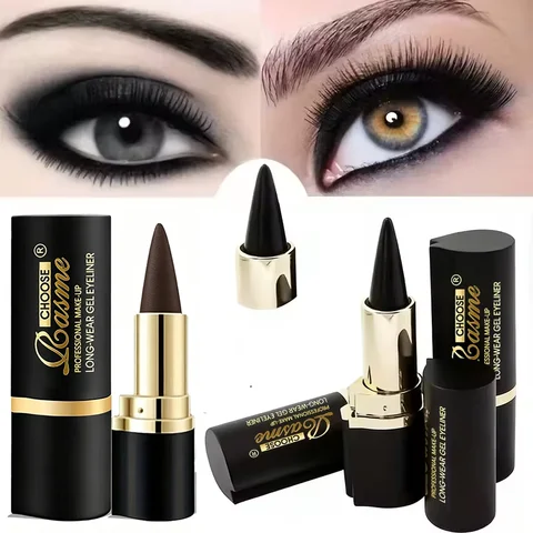 Creamy Texture Eyeliner, 1 Count /2 Counts Easy Coloring Sweat Proof High Pier Pencil, Daily Makeup Accessories for Women and Gi