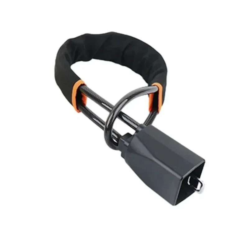 Anti-Theft Car Steering Wheel Lock Security Clip Retractable Steel Cable Vehicle Lock Device for Added Safety