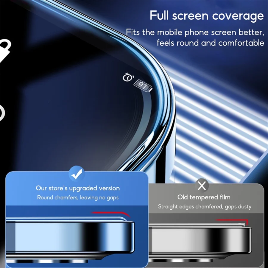2/4Pcs Gehärtetem Glas Screen Protector Für Xiaomi Poco F7 F8 Pro Ultra Clear Schutzhülle Glas Film Fingerprint entsperren – Detail 4