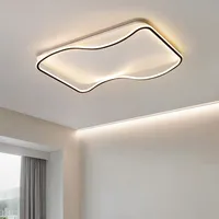 Modern Rectangle Led Ceiling Light for Living Room Bedroom Dining Room Study Square Chandeliers Home Decor Lamp Luster Yeelight