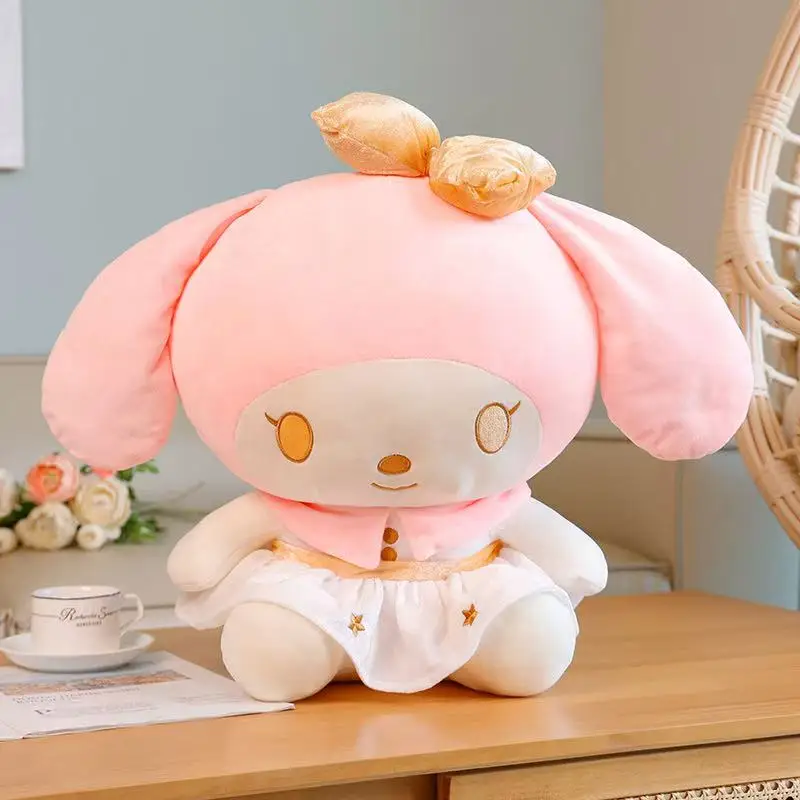 

Miniso's latest KT cat, Kuromi, Yugui dog stuffed plush toy, cartoon anime cute pillow, children's birthday gift, fun doll