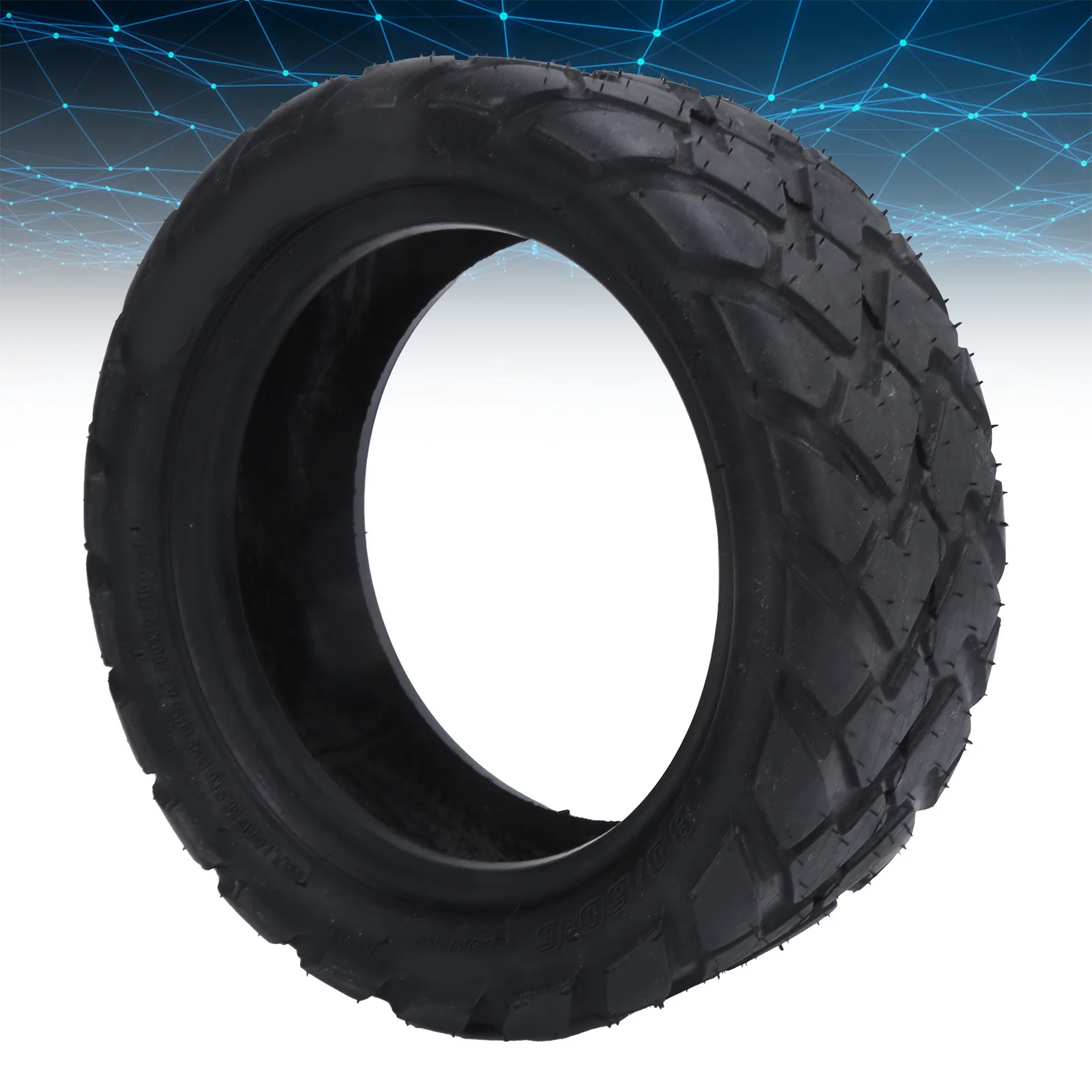 80/60‑6 Vacuum Tubeless Rubber Tire Tyre for Electric Scooter Karts ATV Replacement Electric Scooter Replacement Tires