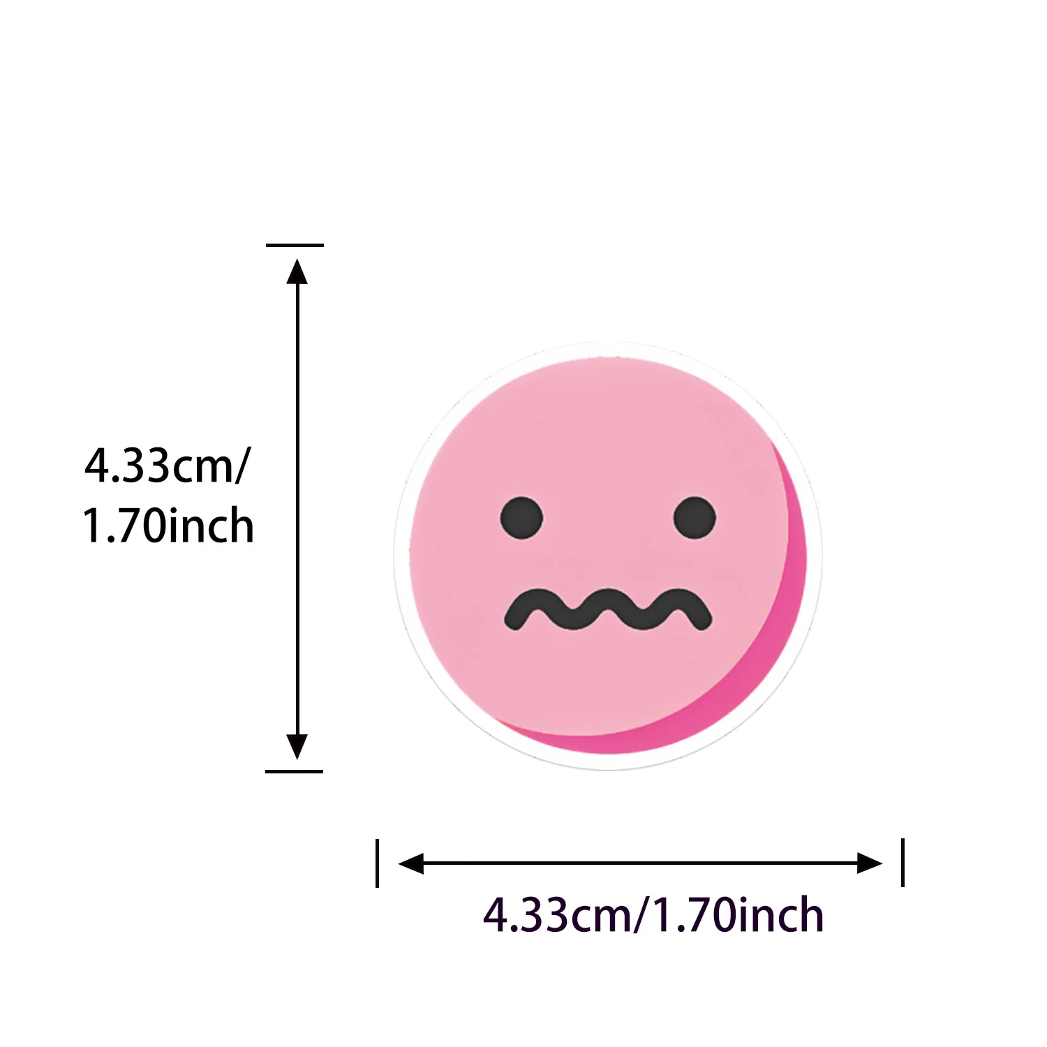 50Pcs Smiling Face Stickers DIY Skateboard Laptop Luggage Bike Motorcycle Phone Car Sticker Decals image 6