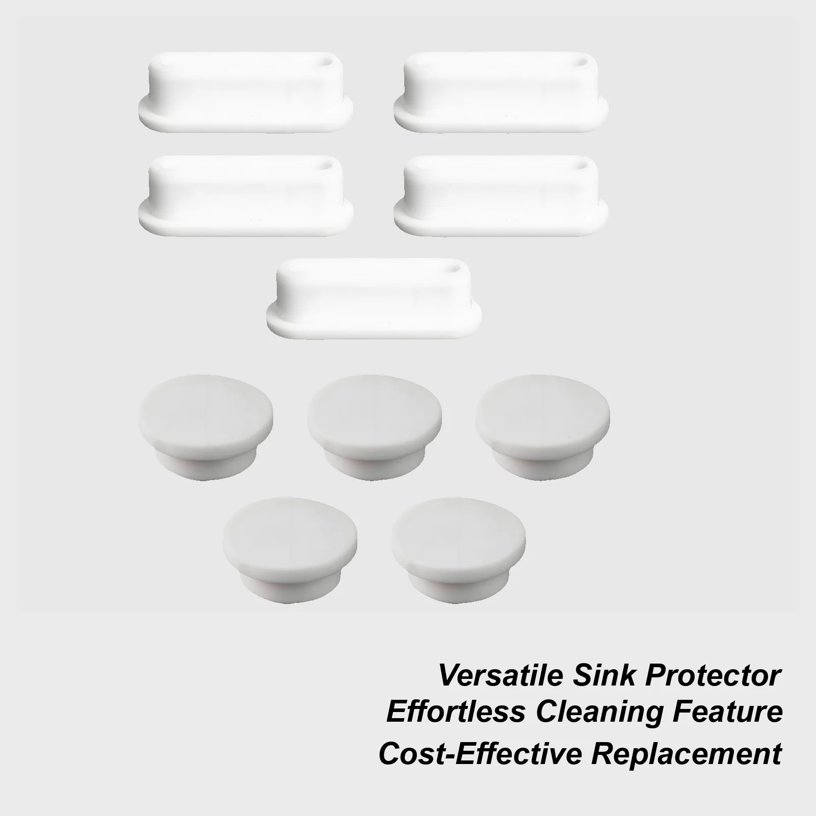 

Сливные крышки, 5 шт., силиконовая крышка для раковины для ванной комнаты, прокладка, герметичная заглушка, замена для домашней раковины, раковины, кухни