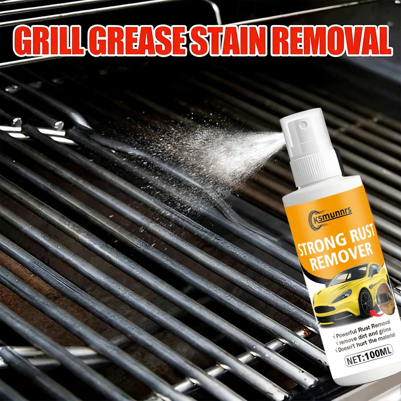 Multi-Purpose Metal Grill Renewal Spray – Ideal for Patio Grills, Baking Ovens, Range Hoods, Ovens, And Stoves. Comes with a Bru