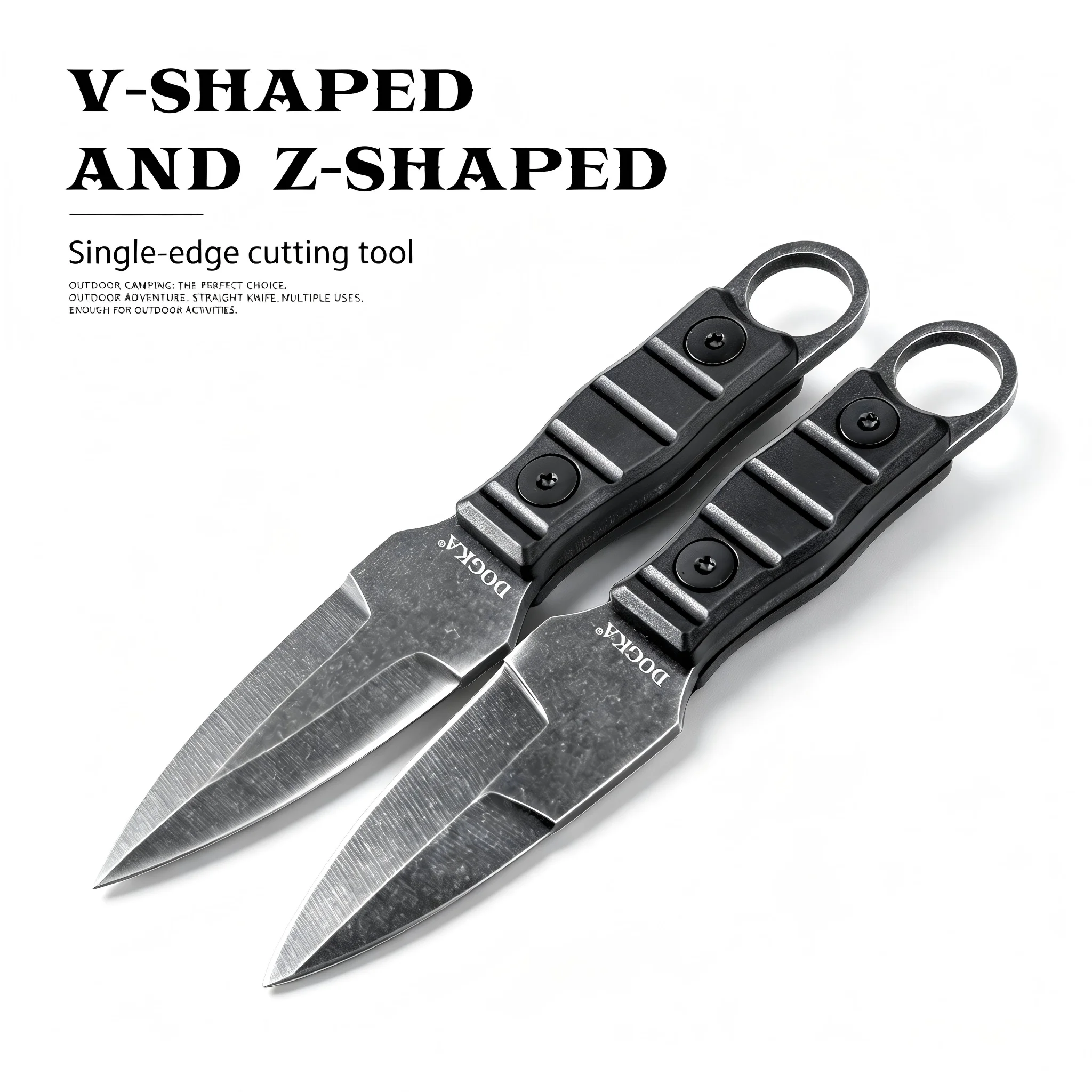 Edc Pocket Carry Fixed Blade - DOGKA Fixed Blade Pocket Utility Tool