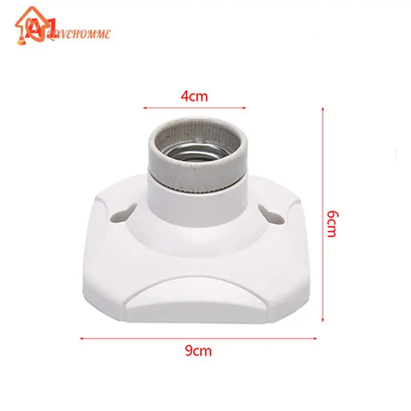 1PC E27 Lamp Holder E27 Bulb Holder Lamp Socket Ceramic Lamp Bulb Socket Lamp Base 2 Styles Wholesale High Quality