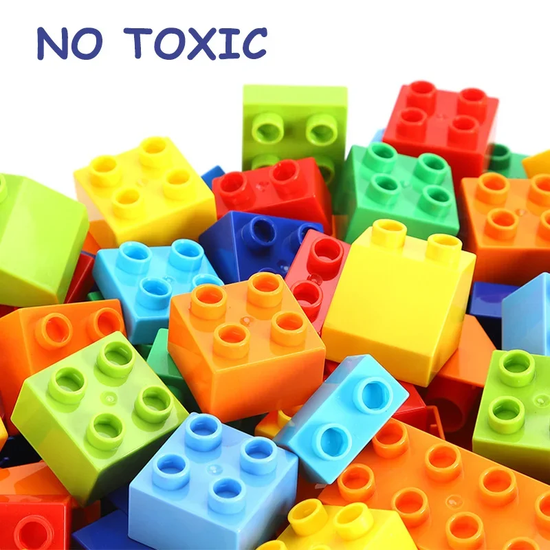 Run Marble Race Große Blöcke Größe Labyrinth Ball Track Bausteine Kunststoff Trichter Rutsche Puzzle Rennstrecke DIY Kompatible Steine