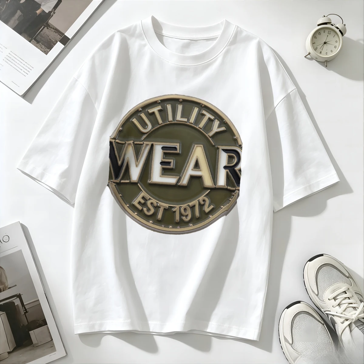 Urban Ethnic Fashion - T Shirts Autumn Green Textile Choice