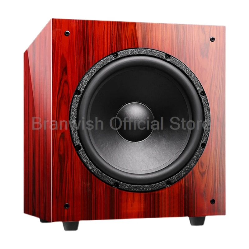 

15 Inch HiFi Speaker Wooden Active Super Subwoofer Home Theater Audio 500W Hight Power SW 6Ω Sound Box Enthusiast Home Cinema