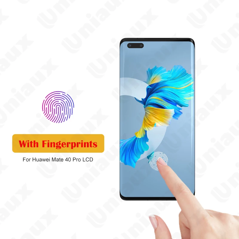 6.76'' OLED For Huawei Mate 40 Pro Mobile Phone LCD Screen Display assembly Touch Screen LCD Panel Replacement