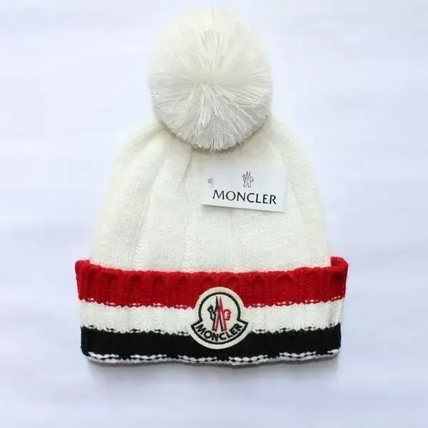 New Fashion Moncler  Autumn Winter Knitted Hat High Quality Warm Beanie Cap Men And Women Outdoors Warm Unisex Casual Hats