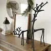 Reindeer Statue Set of Two, Christmas Decoration Ornament, Festive Holiday Decor, Perfect Xmas Gift, Home & Office Accent 3