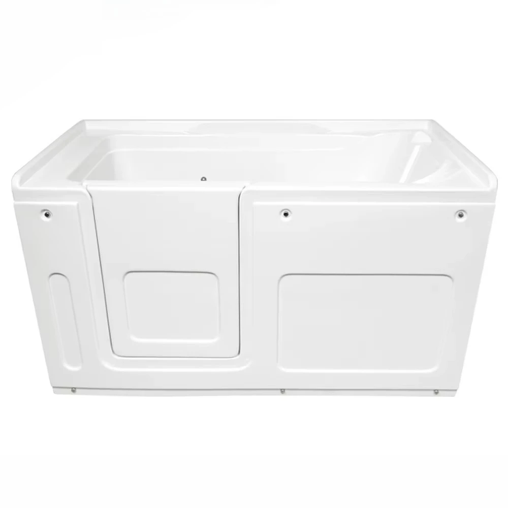 UPC Approved Acrylic Walk-In Bathtub For Elderly Barrier-Free Soaking Tub With Door Seat Grab Bars Bathroom Safety Tub