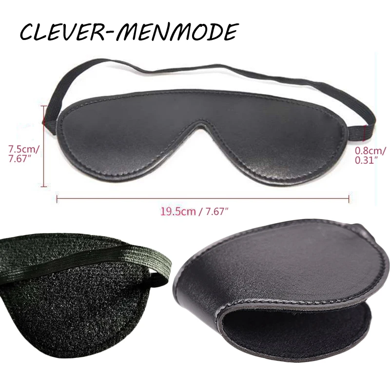 CLEVER-MENMODE BDSM Accessories Erotic Leather Mask For Sex Eyes Bandage Couple Sexy Games Sexules Toys For Adults 18 CMF387