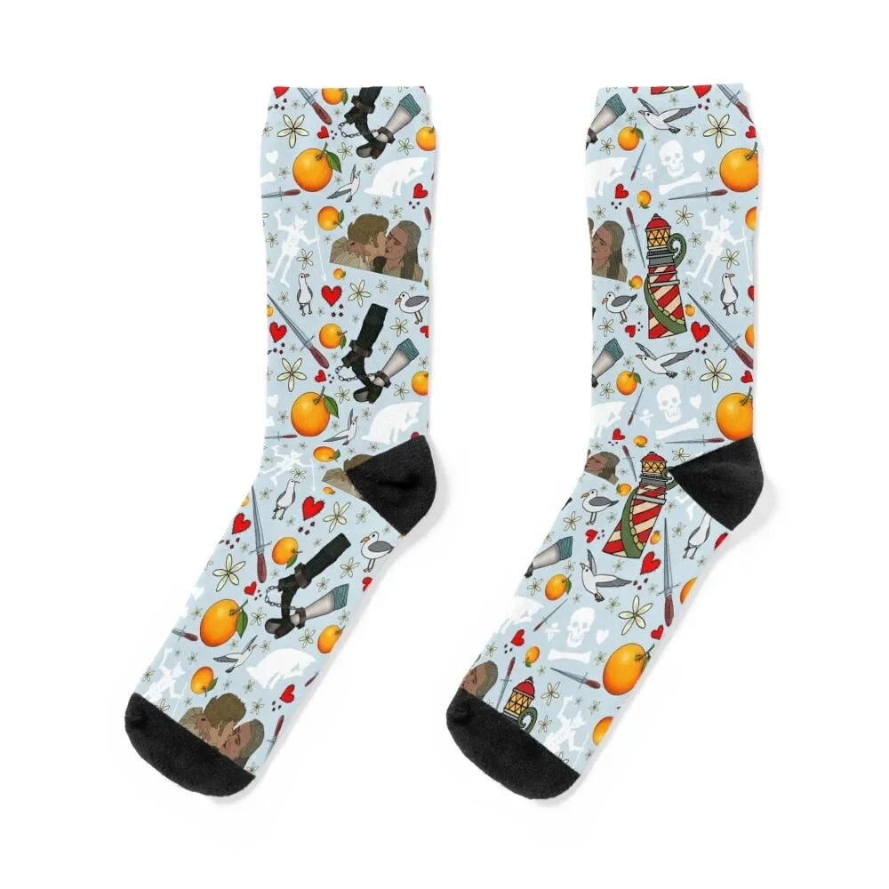 

Flag Means Death All Over Repeating Print Socks Novelties cute sport Women's Socks Men's