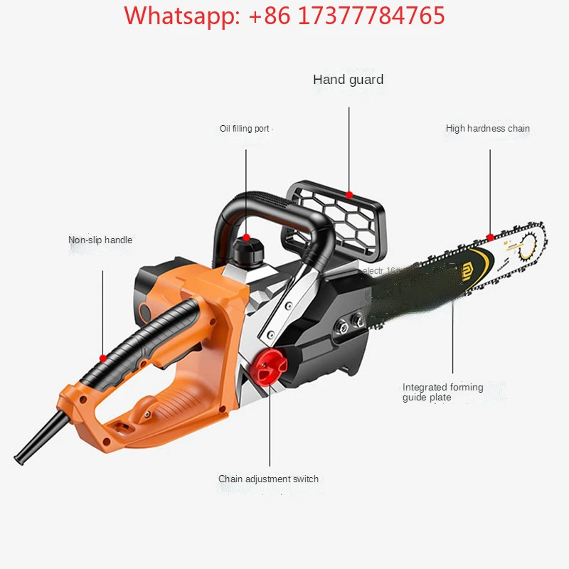 Surprise Price 16-inch 2000W High-power  Logging Saw Household Electric Handheld Cutting