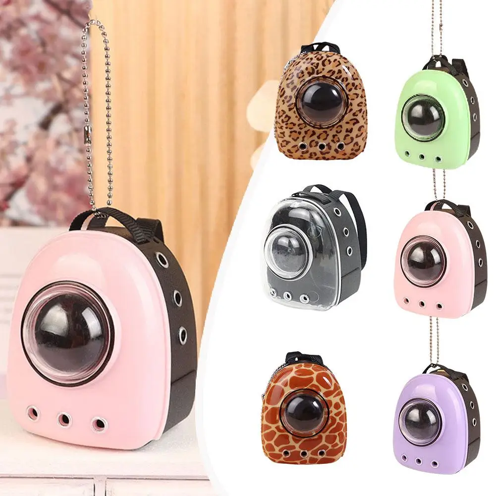 Simulation Mini Pet Cat Space Backpack Scene Decoration Cat Scene Simulation Home Decoration Bag, I1M0